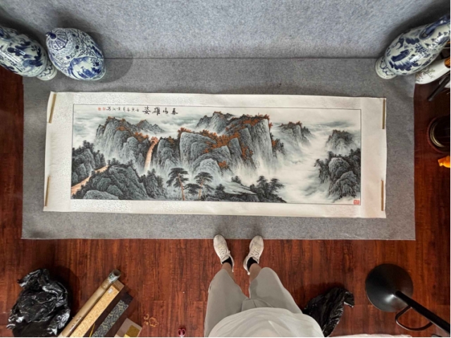 房景州泰山雄姿