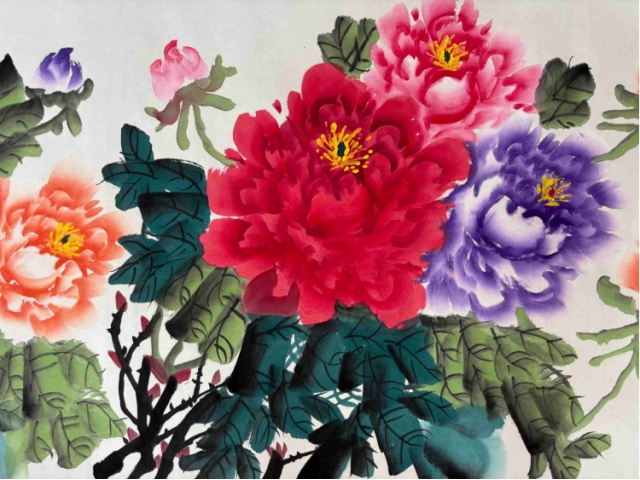 张朔之牡丹花