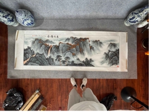 房景州泰山雄姿