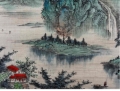 叶阿林麻布画