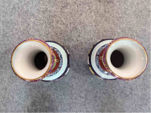 鎏金珐琅彩青花大瓶