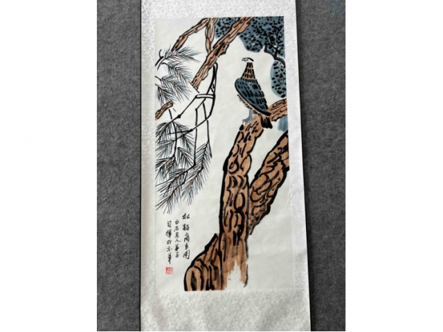 松柏高立图