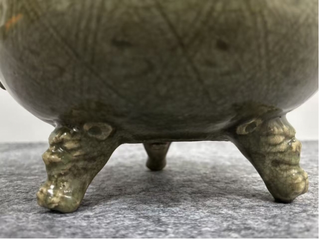 三足香炉-古