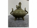 三足香炉-古