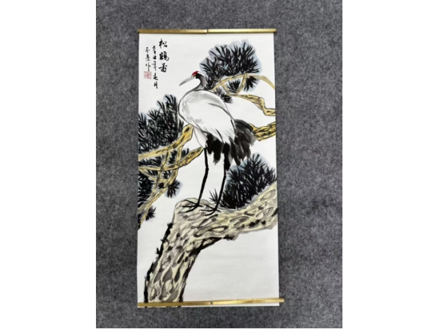 卢承豪五平尺立轴