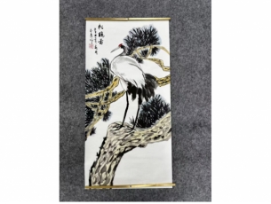 卢承豪五平尺立轴