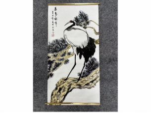 卢承豪五平尺立轴