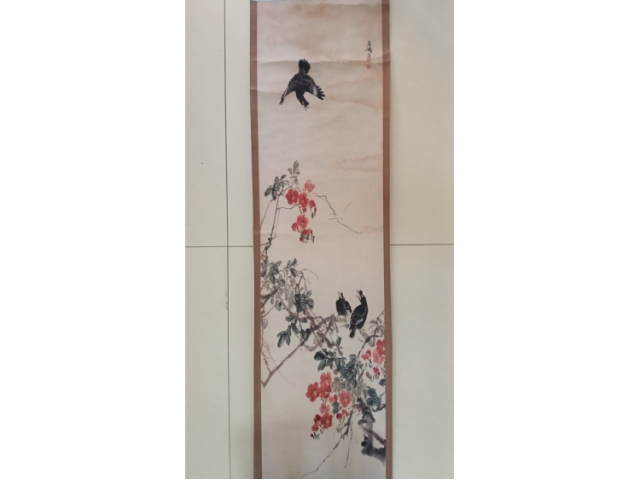 王雪涛的鸟语花香四条屏