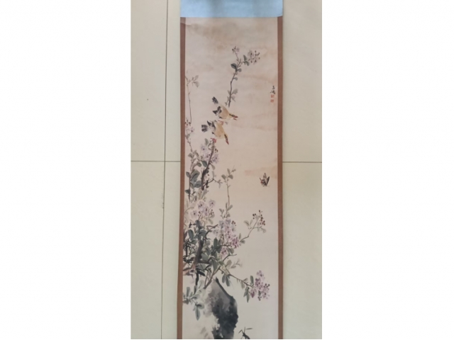 王雪涛的鸟语花香四条屏