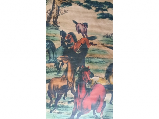 吴昌硕的八骏图