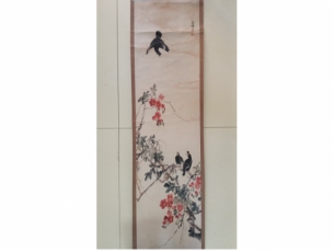 王雪涛的鸟语花香四条屏