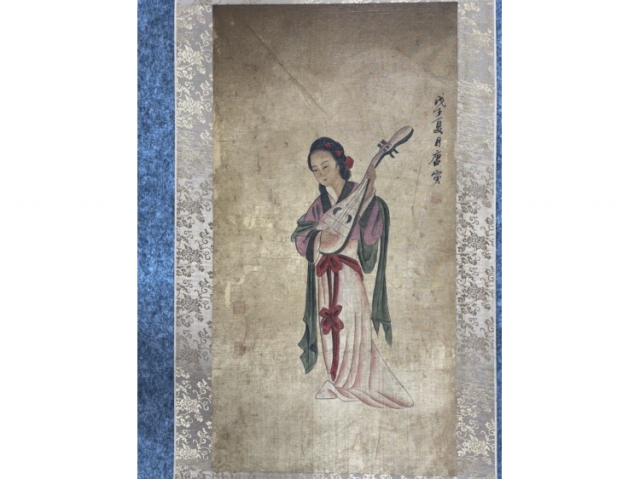 民间旧藏画-唐寅