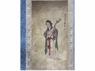 民间旧藏画-唐寅