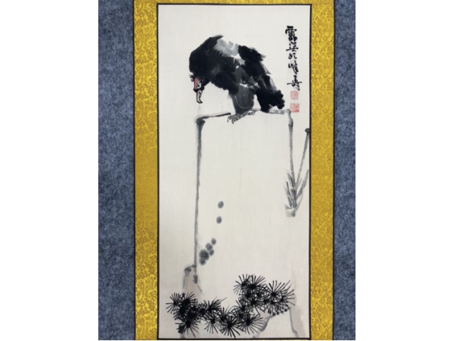 民间旧藏画-潘天寿