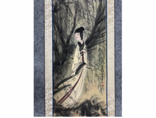 民间旧藏画-傅抱石