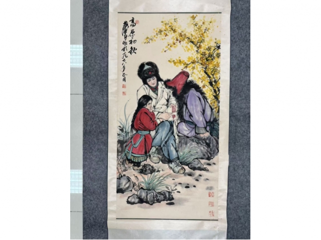 民间旧藏画-黄胄