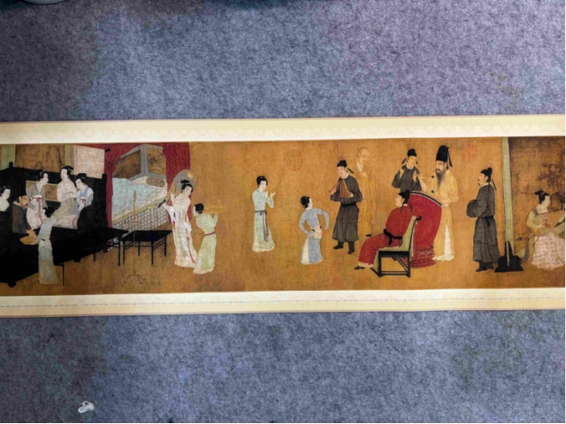 民间旧藏画-韩熙载夜宴图