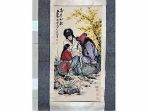 民间旧藏画-黄胄