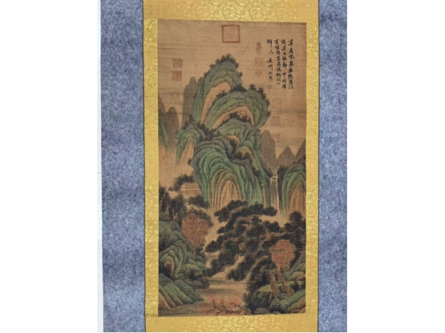 民间旧藏画-沈周