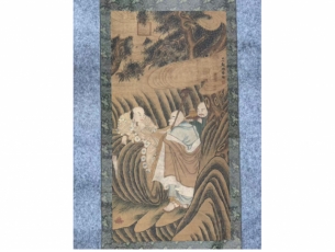 民间旧藏画-丁观鹏