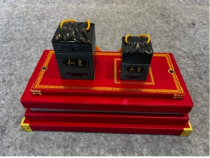 民间收藏-碧玉和玺