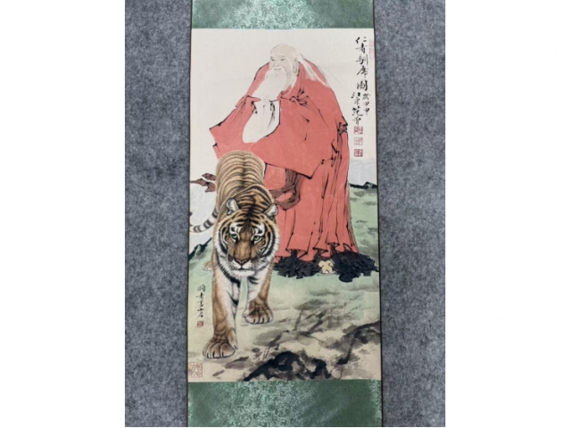 民间旧藏画-范增