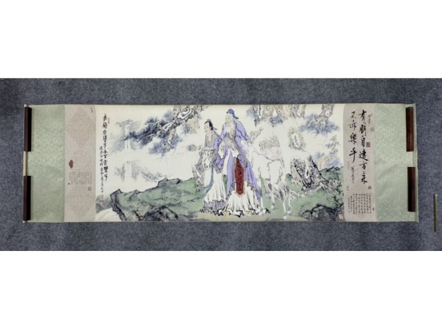 民间旧藏画-范增