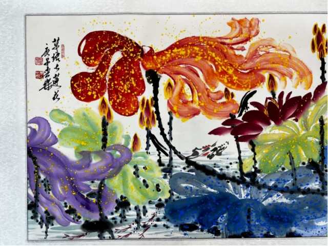 民间收藏-白世杰牡丹图