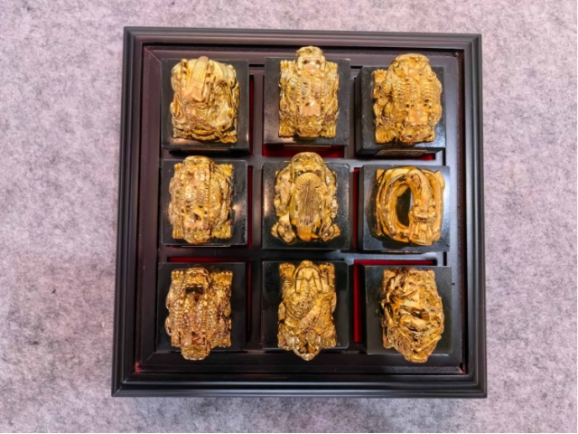 民间旧藏-九龙组玺