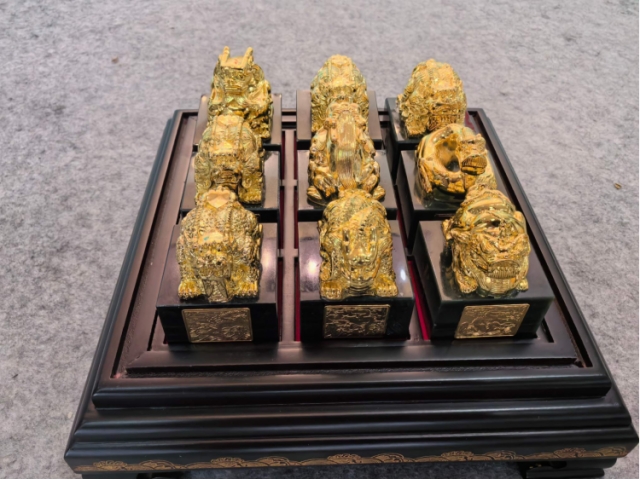 民间旧藏-九龙组玺