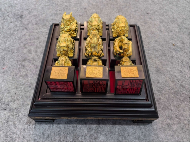 民间旧藏-九龙组玺